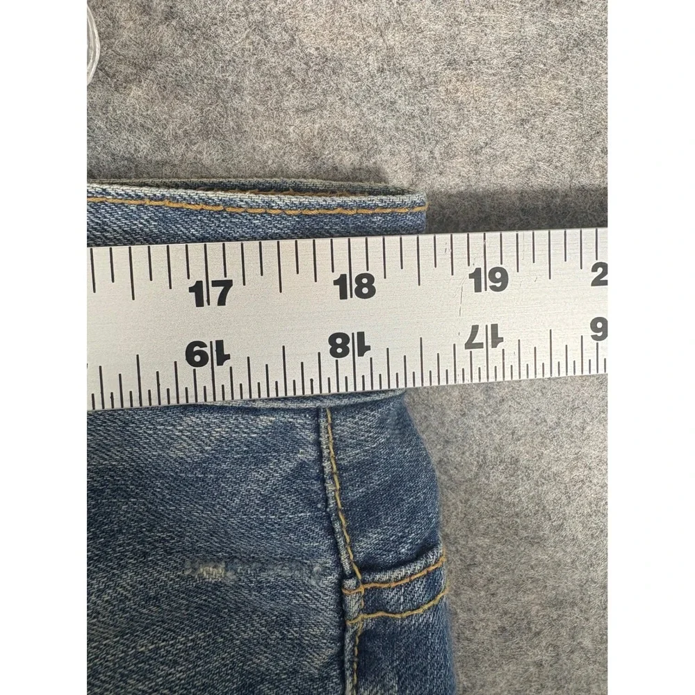 Aeropostale Bowery‎ Slim Straight Distressed Ripped Jeans Mens Size 34x32